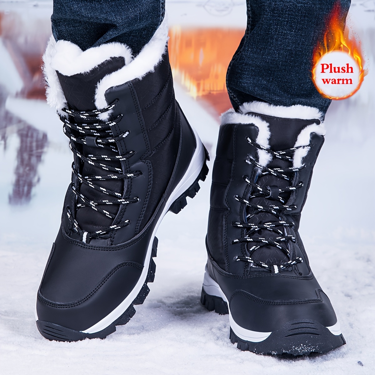 Stylish Men's Snow Boots