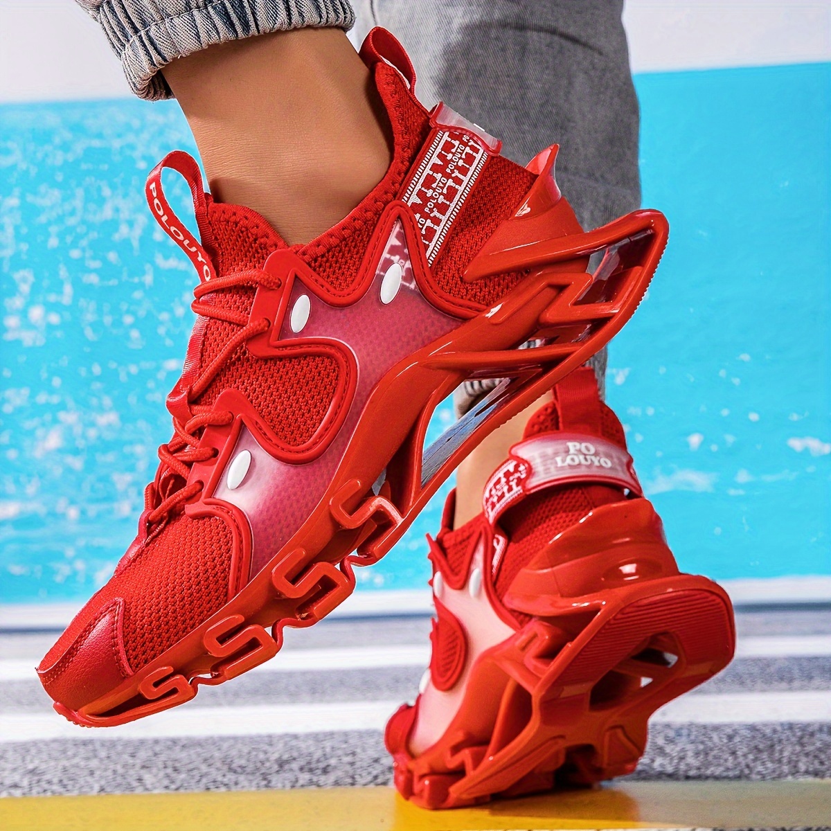 *'s Breathable Running Shoes Cushioned Sneakers with Arch Low-Top  Sneakers with Cushioned Insole Black/Blue/Gray/ Gym,M Training Shoes 