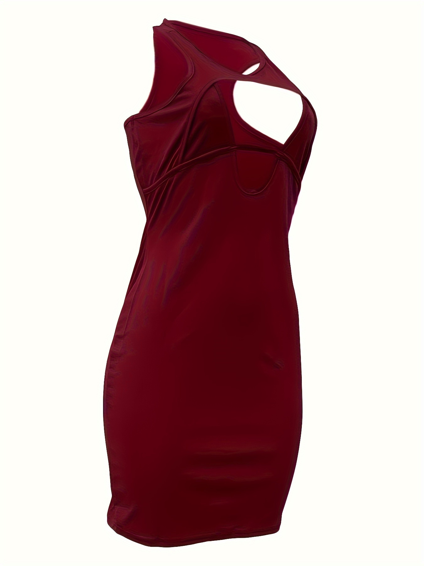 ★ ★ Women's Sleeveless Back Cutout Dress 47C294 Amazon.com: ALINFANCY Women's Sexy Square Neck Cut Out Mini