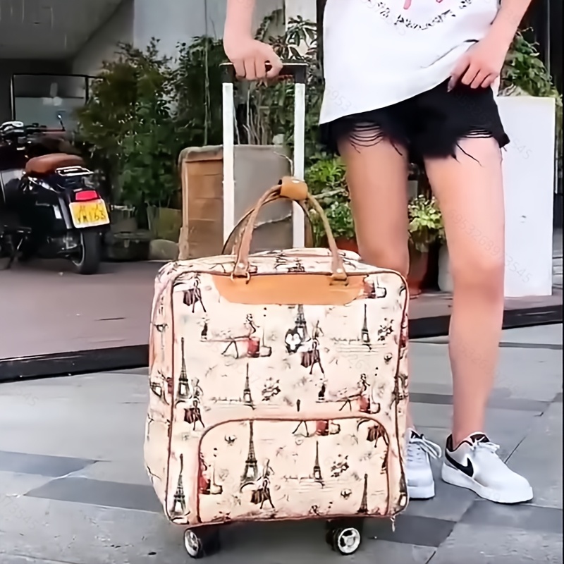 Stylish, Four-wheeled Trolley Case, Travel Bag, Short-distance Travel Luggage Bag, All-directional, Pull Handle