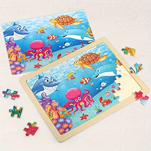 Wooden Puzzles For Kids Ages 4-6, 6 Packs 60pcs Jigsaw Puzzles Preschool Educational Toys Gifts For Children Ages 4-8, Kids Puzzles For 4+ Year Olds Boys Girls, Wood Puzzles Ages 3 4 5 6 7 8
