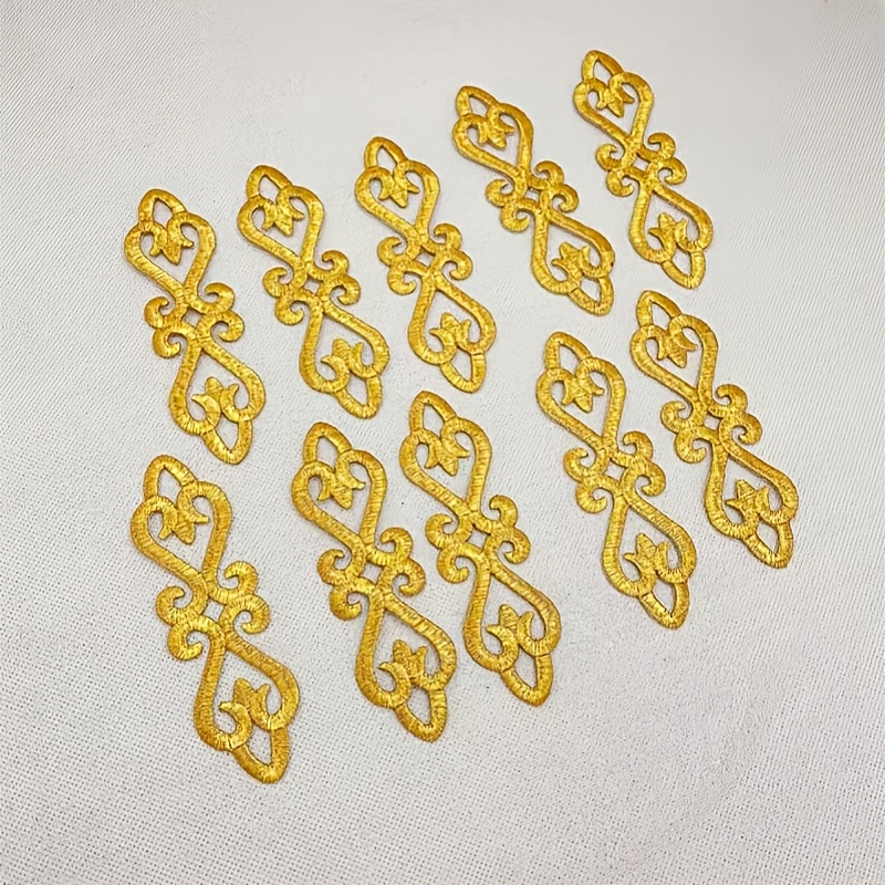 TEMU 10pcs Of Embroidered Clothing Additions For, Suitable For Use On Clothes, Shoes, Hats, And Bags