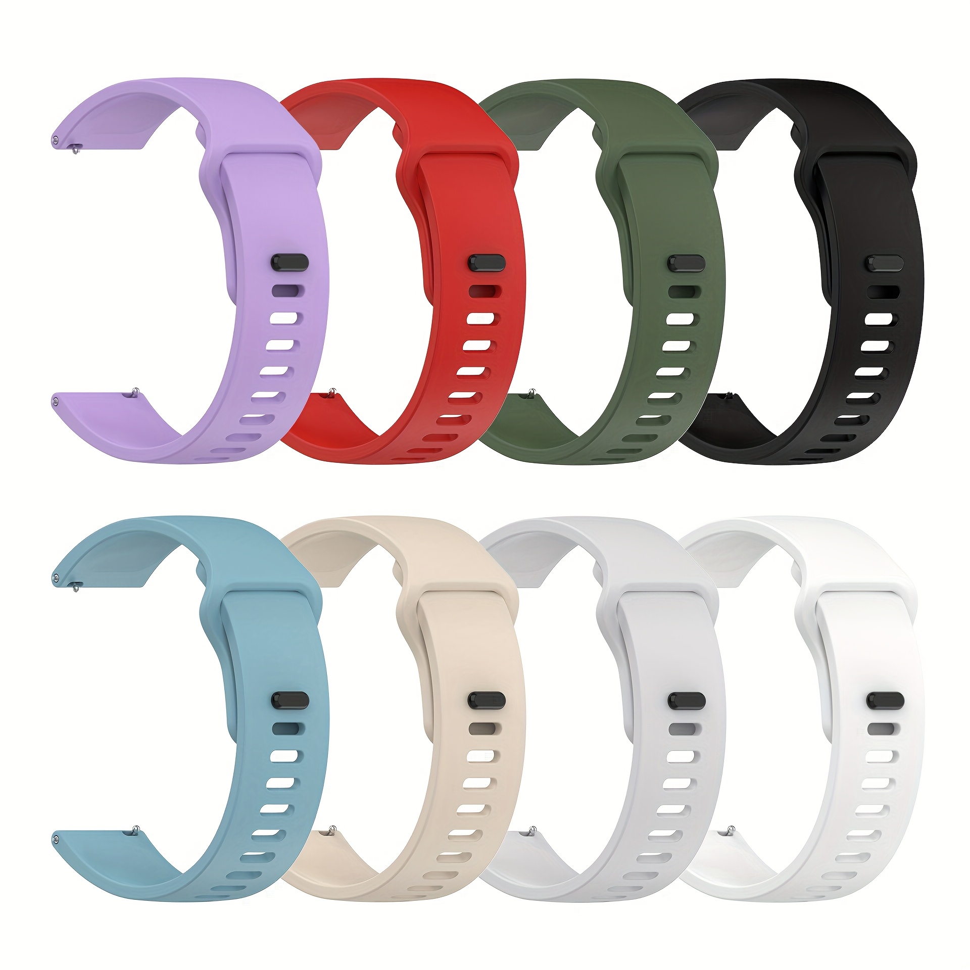 TEMU Набір з 8 штук, підходить для Xiaomi Redmi Watch 5 Active та Redmi Watch 5 Lite, модний спортивний ремінець, підходить для чоловіків та жінок,