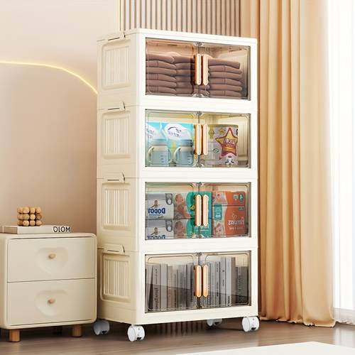 item picture modern 2 3 4 5 6 tier magnetic storage cabinet with wheels 48cm x 27cm plastic organizer for bedroom bathroom high quality easy assembly multi purpose space saving design storage cabinet sleek cabinet magnetic feature bathroom organizers and storage