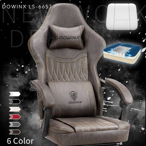 atmungsaktiver gaming-stuhl mit fußstütze lordosenstütze, große größe, ergonomischer schreibtisch-computerstuhl mit hoher rückenlehne verstellbarer neigung, mit taschenfederkern-kissen, für erwachsene jugendliche, erhältlich in , rot, weiteren farben