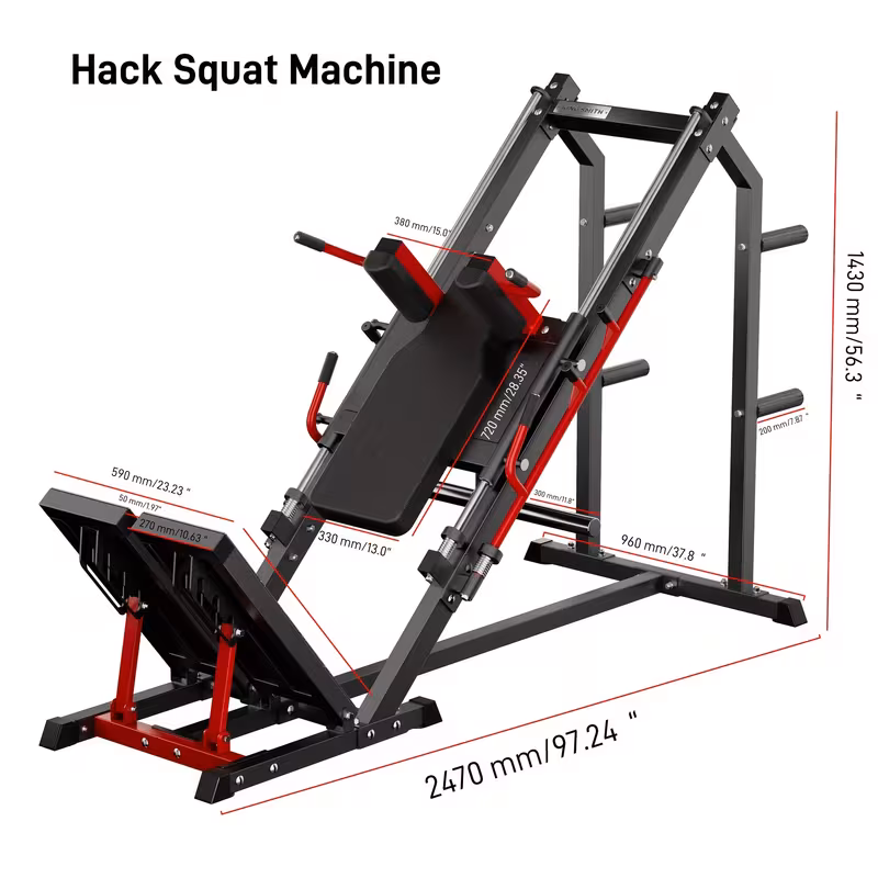 squat equipment featuring an adjustable iso plate and linear bearings for home fitness Product details 8