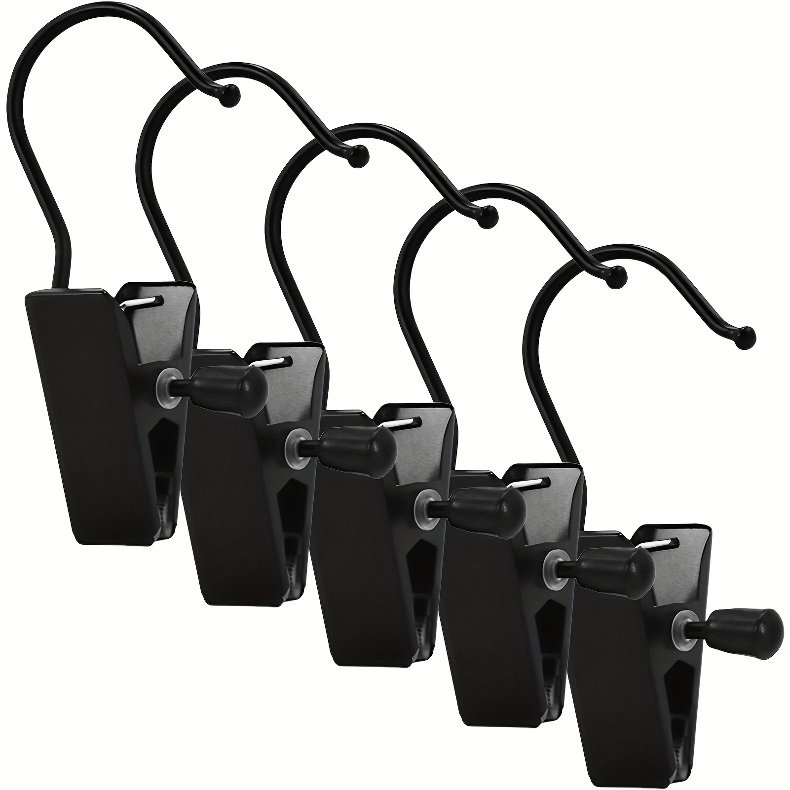 TEMU Multi-functional Hook Clips Hanger Skirt Clips Wardrobe Household Drying Clips No-mark Non-slip, Clothes Pins