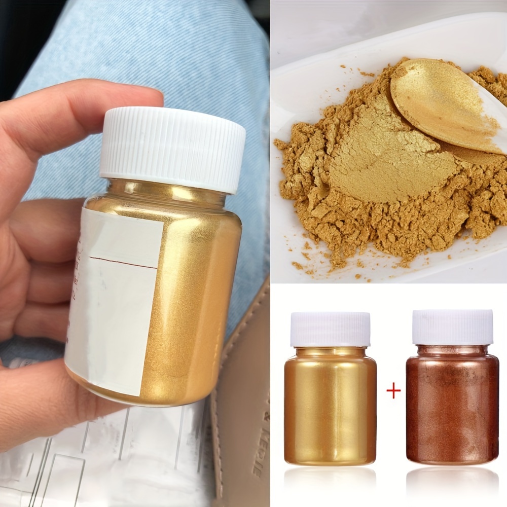 15g Sparkle Powder for DIY Art & Crafts, Decorative Glitter for Birthday Parties and Weddings, Plastic-Friendly Item Form, Vibrant Golden and Brown Hues, Event Embellishment | Glittery Finish | Sparkling Product