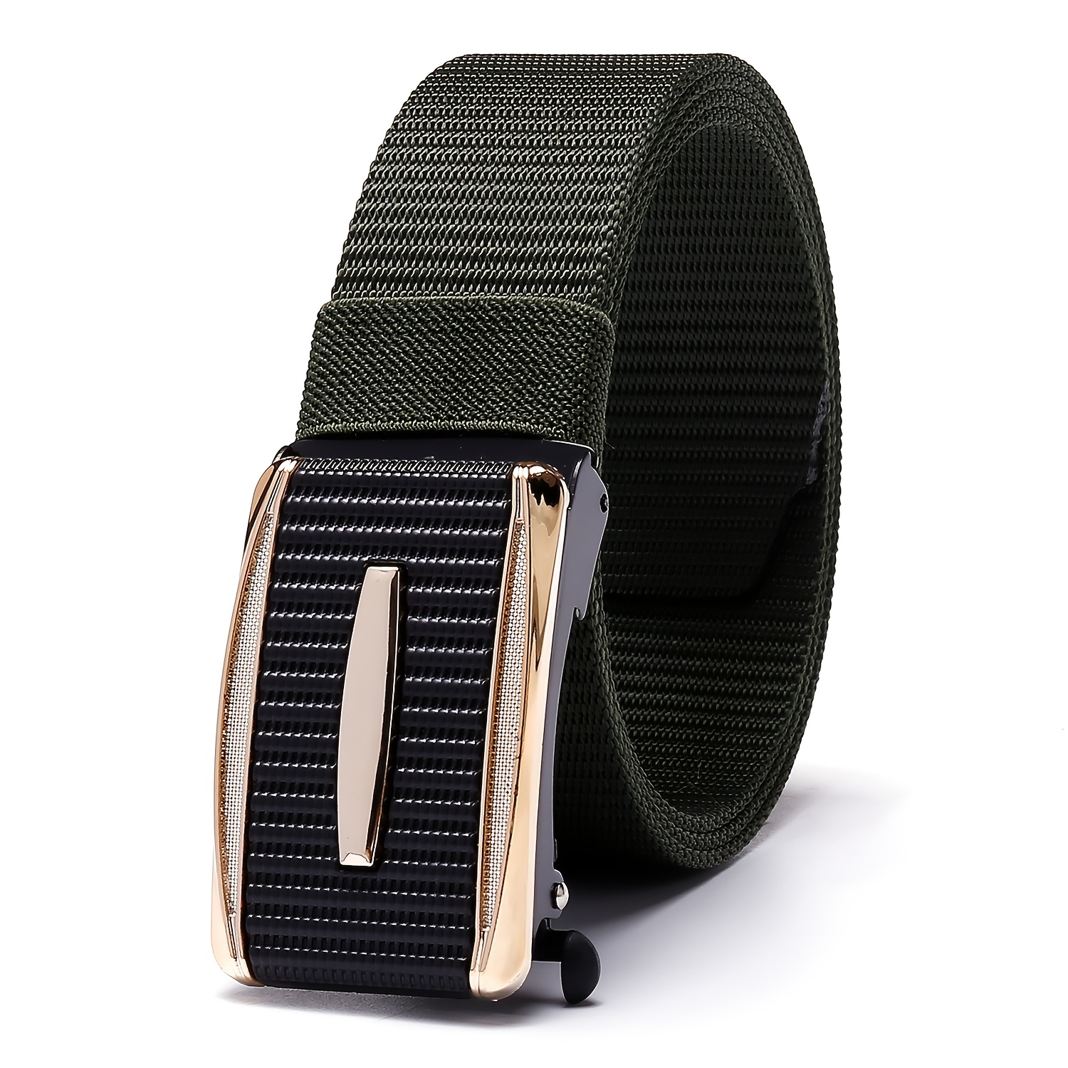 Men's Outdoor Tactical Nylon Automatic Buckle Belt, Lightweight