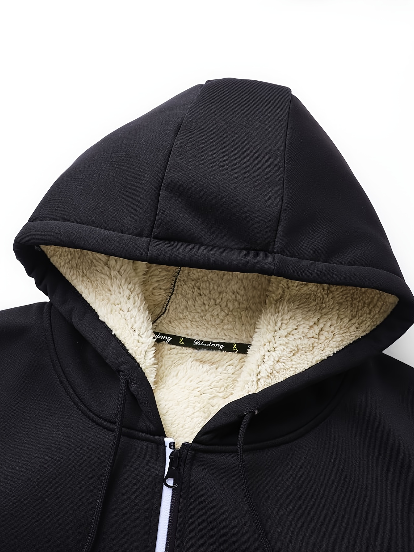 Veste à capuche zippée pour homme - Veste d'hiver isolée thermiquement avec fermeture éclair sur le devant, coque extérieure marron - Vêtements d'extérieur pour le froid pour les événements quotidiens et formels - Construction en tissu non extensible, veste d'hiver, vêtements d'extérieur décontractés, confort doublé en peluche, fermeture éclair durable, vêtements d'extérieur, design classique, doublure de haute qualité, amateurs d'extérieur, épais, veste en polaire zippée pour homme, manteau p