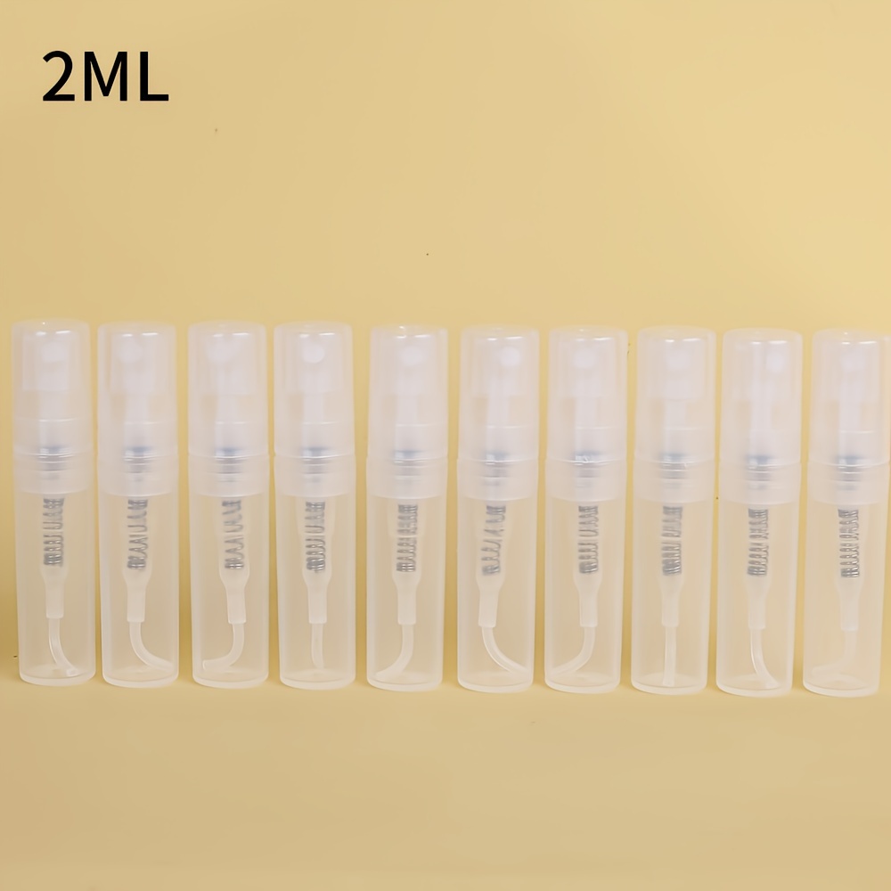 TEMU 10pcs And 4pcs Additions 2/3/5ml Leak-proof Travel Perfume Atomizers, Including 10pcs Spray Bottles, 2pcs Funnels, 2pcs Droppers, Refillable,