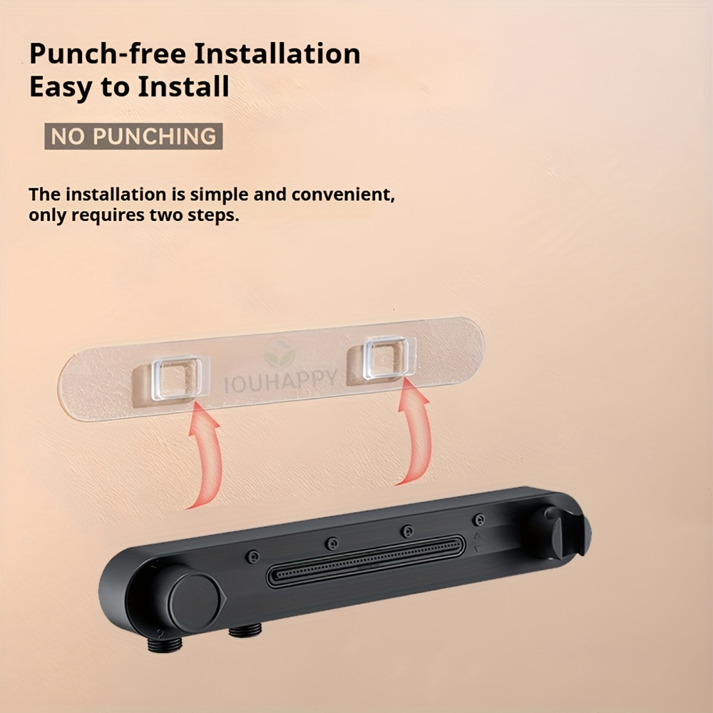 Multifunctional Wall-Mounted Handheld Shower Head with Adjustable Arm