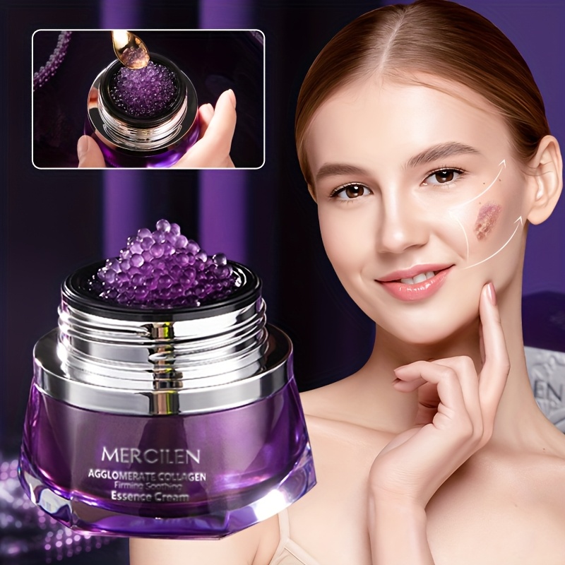 Ingrijirea tenului - Cremă Antirid si Hidratanta, Colagen și Acid Hialuronic, Mercilen