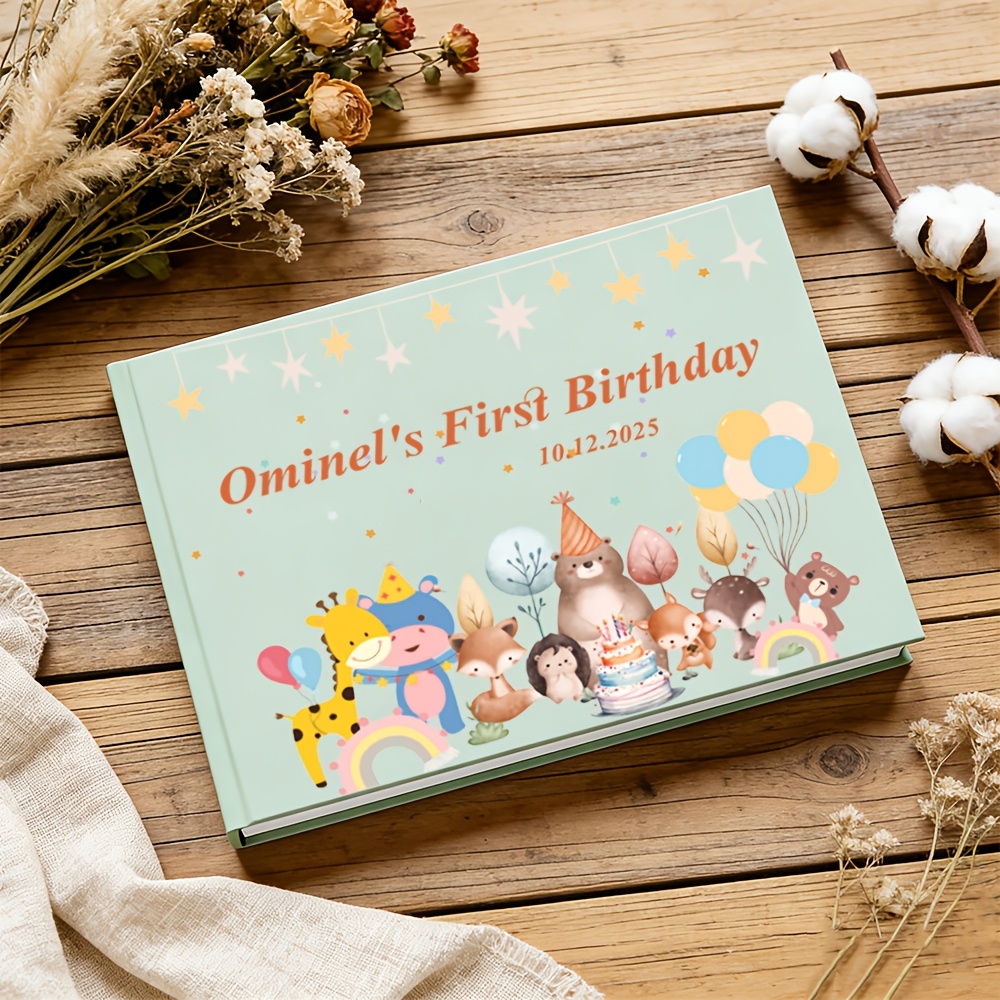 Customized Guestbook for Birthday Celebrations with Polaroid Memory Book