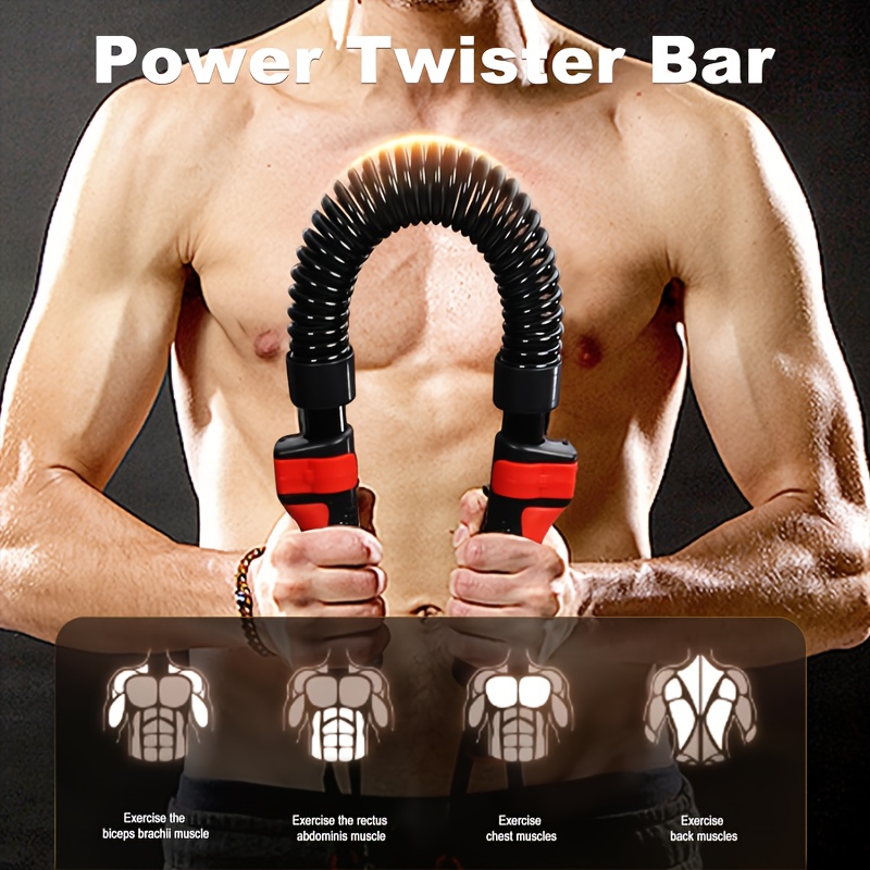 Spring Arm Muscle Training Stick Chest Expander Forearm - Temu
