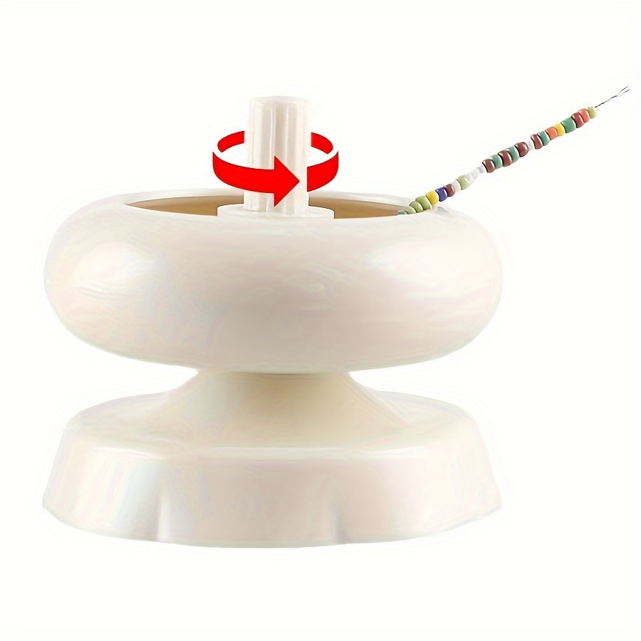 

1pc Bead Perforator Bead Spinner Rotating Bead Bowl For Waist Bracelet Diy Seed Beads For Bracelet Anklet Waist Chain Etc Jewelry Making