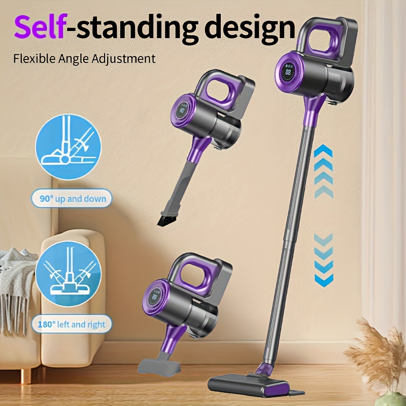 Image of Upgraded Handheld Stick Vacuum Cleaner, Handheld Vacuum - 8000 Pa Strong Suction, 40000 Rpm Motor, 43.96 Oz Dust Cup, Multiple For Vacuuming, Mopping, And Sweeping, Suitable For Home, Carpet