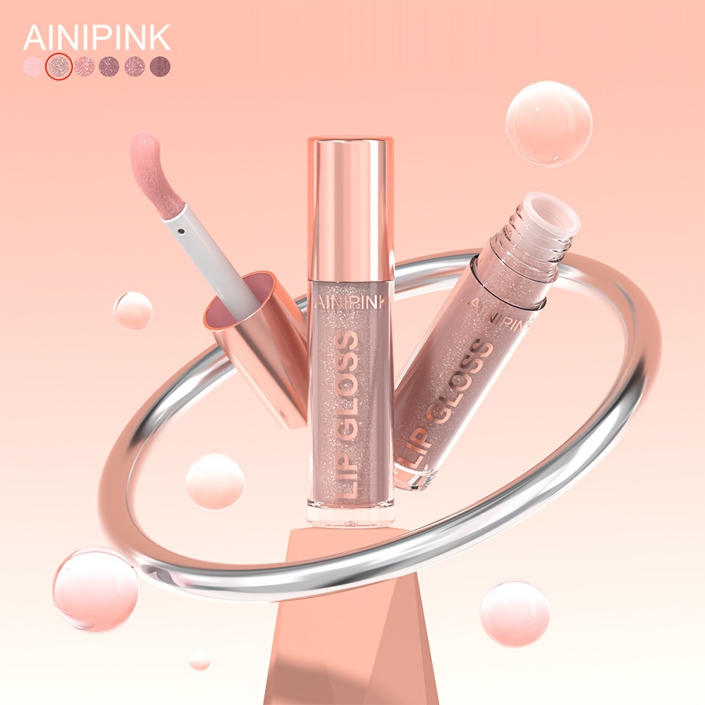 1pc pearlescent lip gloss waterproof sweatproof nontransferring pearlescent   large brush head smooth   application       unique mint ingredients stickiness Product details 2