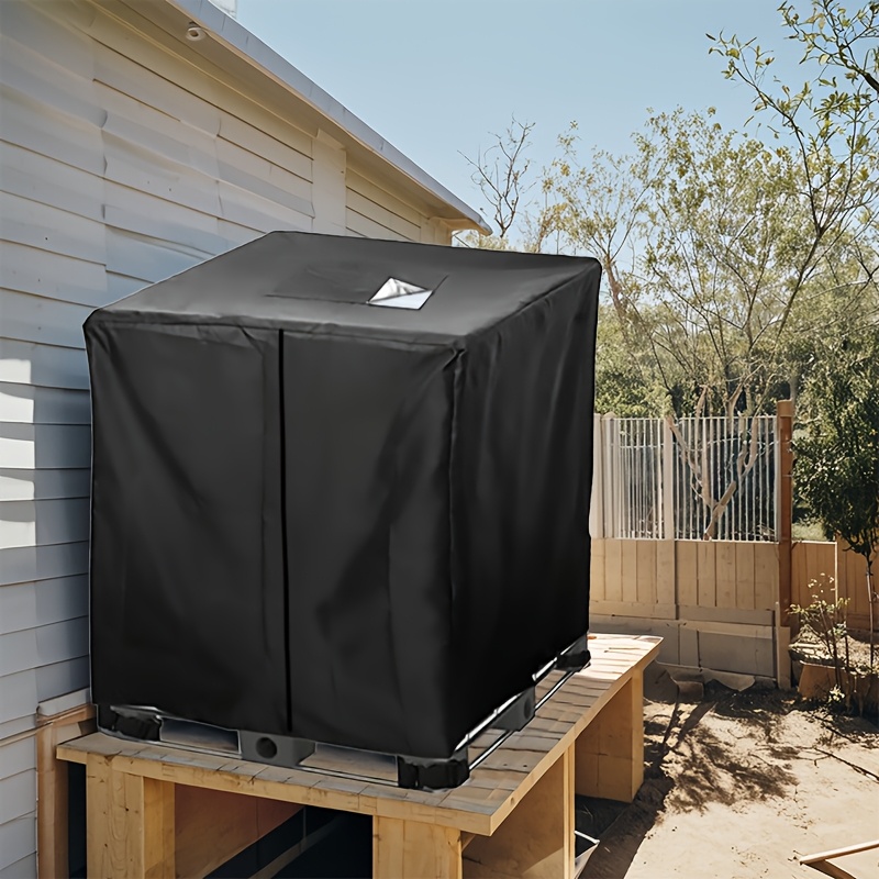 E-shop IBC Abdeckung, 210D Dicke Material Wassertankabdeckung, 330 Gallonen 1250L