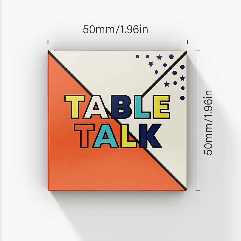Table Talk Conversation Game, Effortless Fun for Social Connections