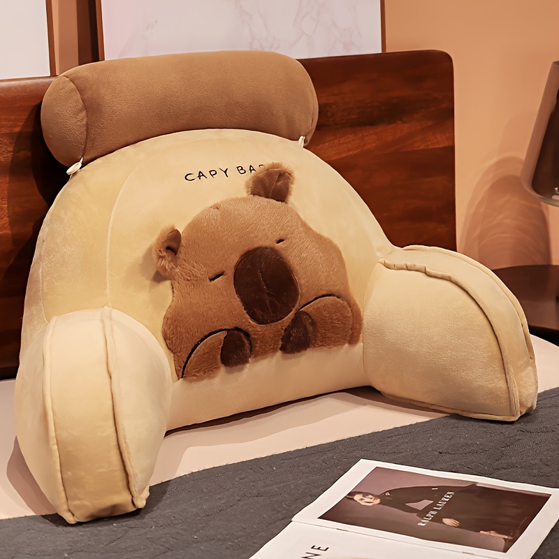 Cojín Largo De Peluche Capibara De 100 Cm – Almohada Suave Y Decorativa Con Forma De Animal, Ideal Para El Sofá, La Cama O Como Abrazo Para Niños Y Adultos