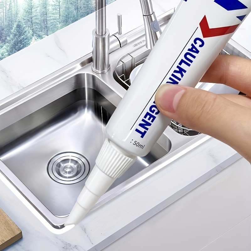 Premium Plastic Steel Mud Beauty Seam Glue/for Basin Rack, Shower Room, Sink Edge, Toilet, Bathtub, Floor Tile, Wall Tile, TV Background Wall, Home Waterproof
