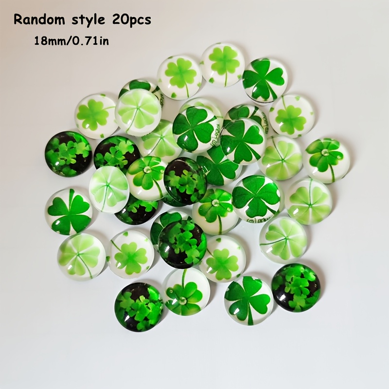 Image of 2d Flat, 20pcs Random Style Cabochon Jewelry Making Kit,flat Back For Earring Bracelet Necklace And Handmade Pendants And Crafts,'s Day Decor,embellishments Phone Case, Key Chain Decoration.