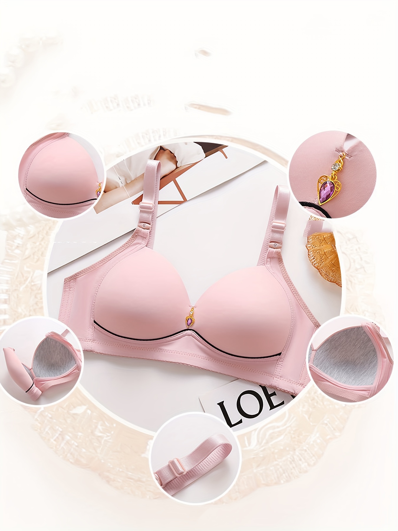 2pcs/lot New Sexy Large Size No Steel Ring Comfortable Lingerie Push Up Breathable Women's Underwear Thin Cup Women Bra