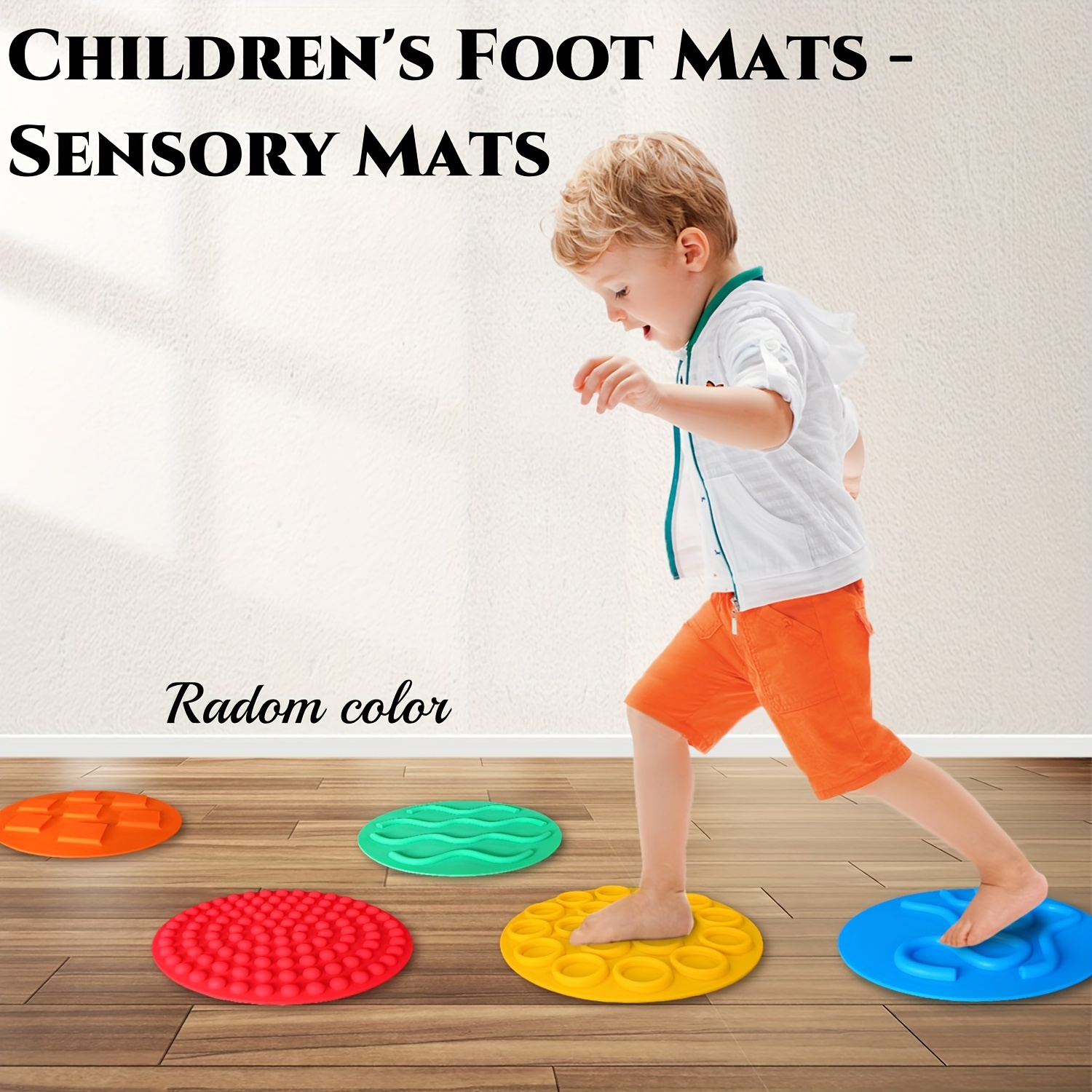   silicone sensory play mat waterproof non toxic massage educational floor mat with crawling features for early learning and fun details 0