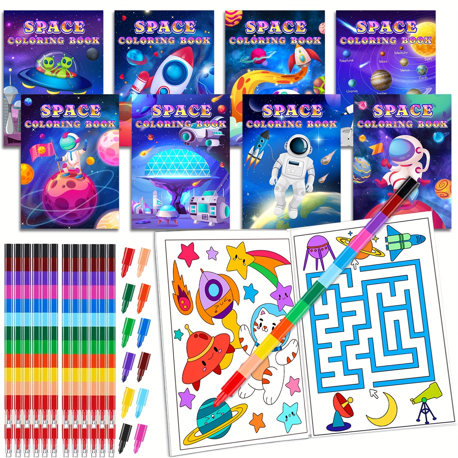 

24pcs For Kids 24 Crayons Small For Stuffer