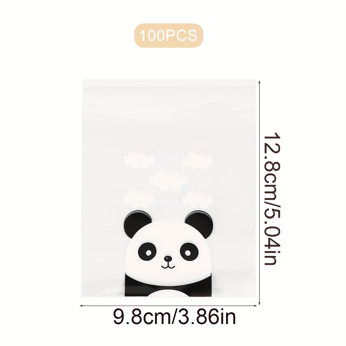 Panda printed Gift Bags Candy Party Gift Wrapping Packaging - Temu ...