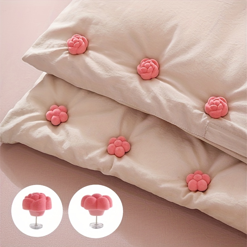 

1 Set Reusable Bed Cover Clips, Adjustable Quilt Holder Fasteners, Easy-to-use Bedding System, Polypropylene Material, Cleaning Care,