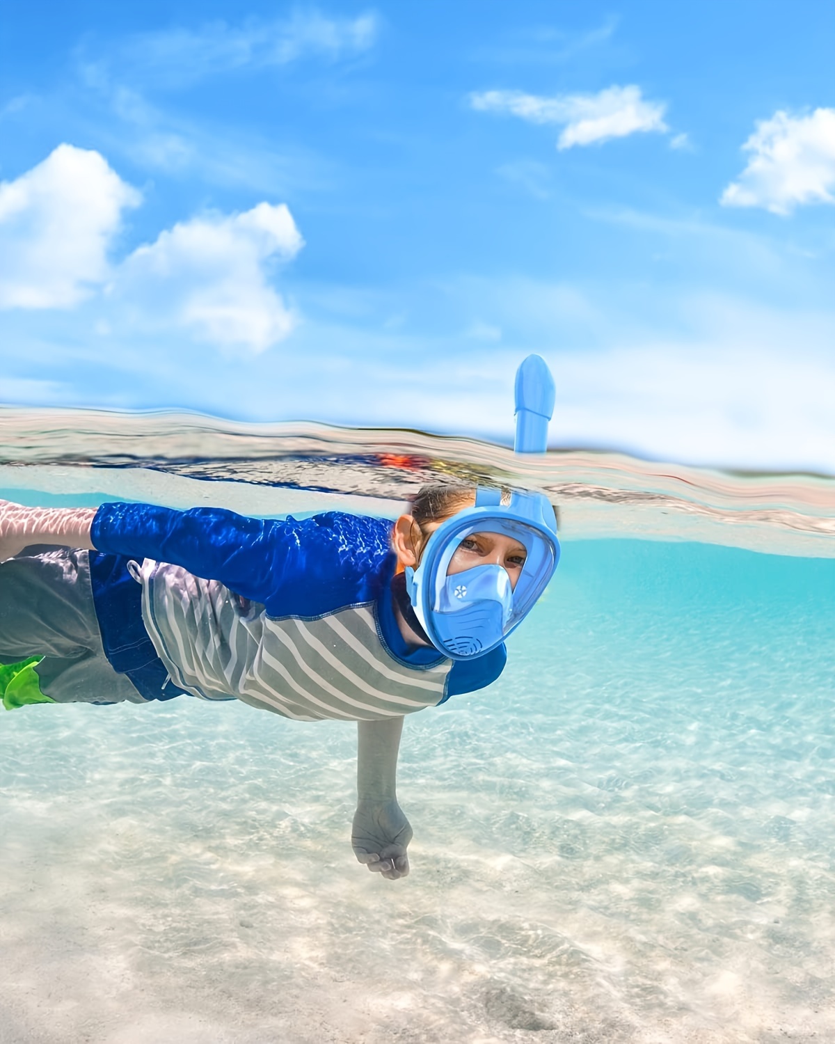 máscara snorkel completa niños juego piezas soporte ° Temu Peru