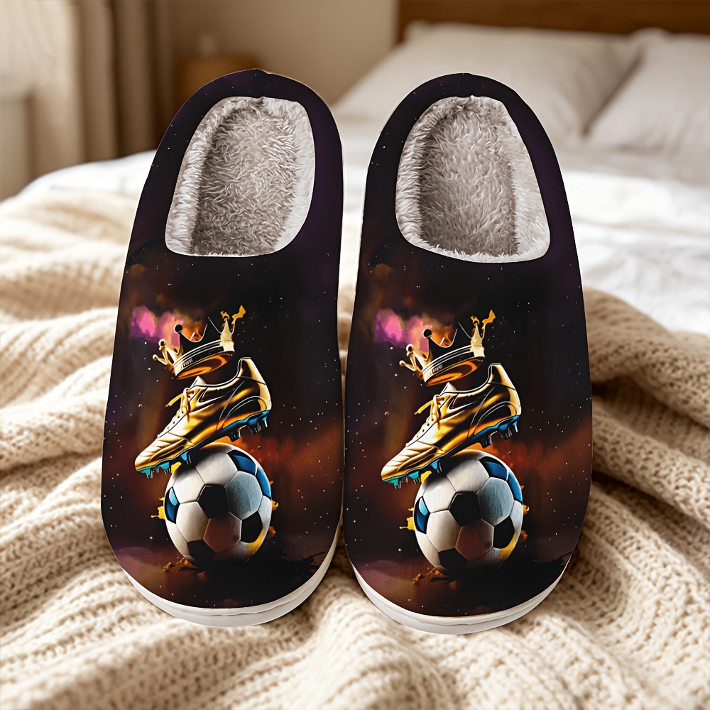 TEMU Men's Women's Home Slippers, Skin-friendly Breathable Comfortable Warm, Gift Elegant French Indoor Outdoor Thick Sole Couple Style Slippers,