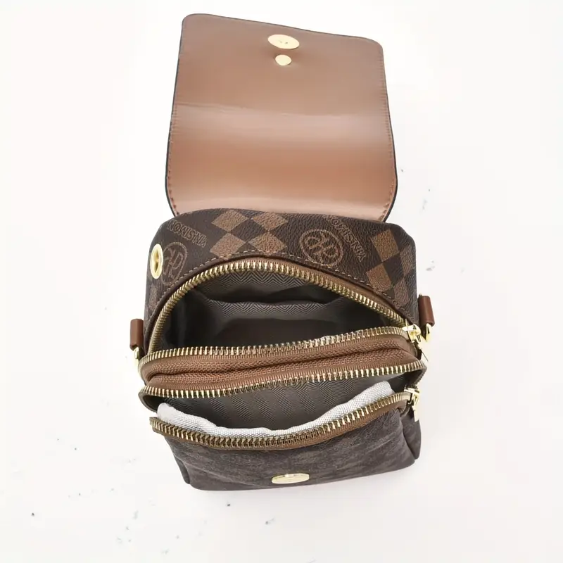 2025 new womens mobile phone bag multi layer practical niche versatile large capacity small bag ladies fashionable lightweight shoulder bag single shoulder bag crossbody bag details 6