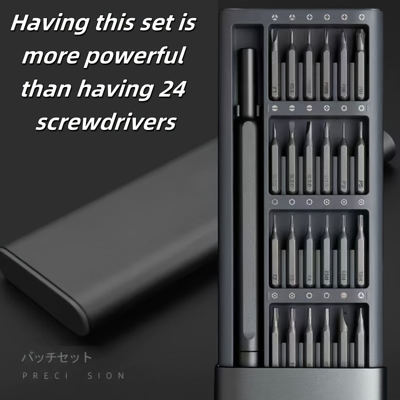 

24-in-1 Screwdriver Set, Multifunctional Disassembly & , Aluminum, No , No Battery, , For Phones, Tablets, Watches, , , Knife