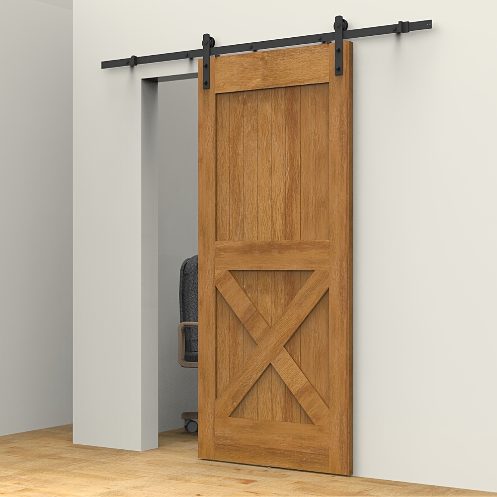 79 (200 cm) skjutdörrsbeslag för enkel dörr kraftfullt - Temu Sweden