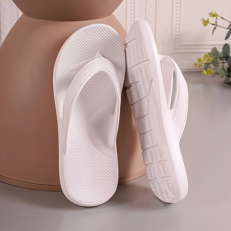   mens summer casual flip flops lightweight breathable eva sandals with   comfortable for indoor outdoor use black   footwear simple slipon design durable footwear Product details 3