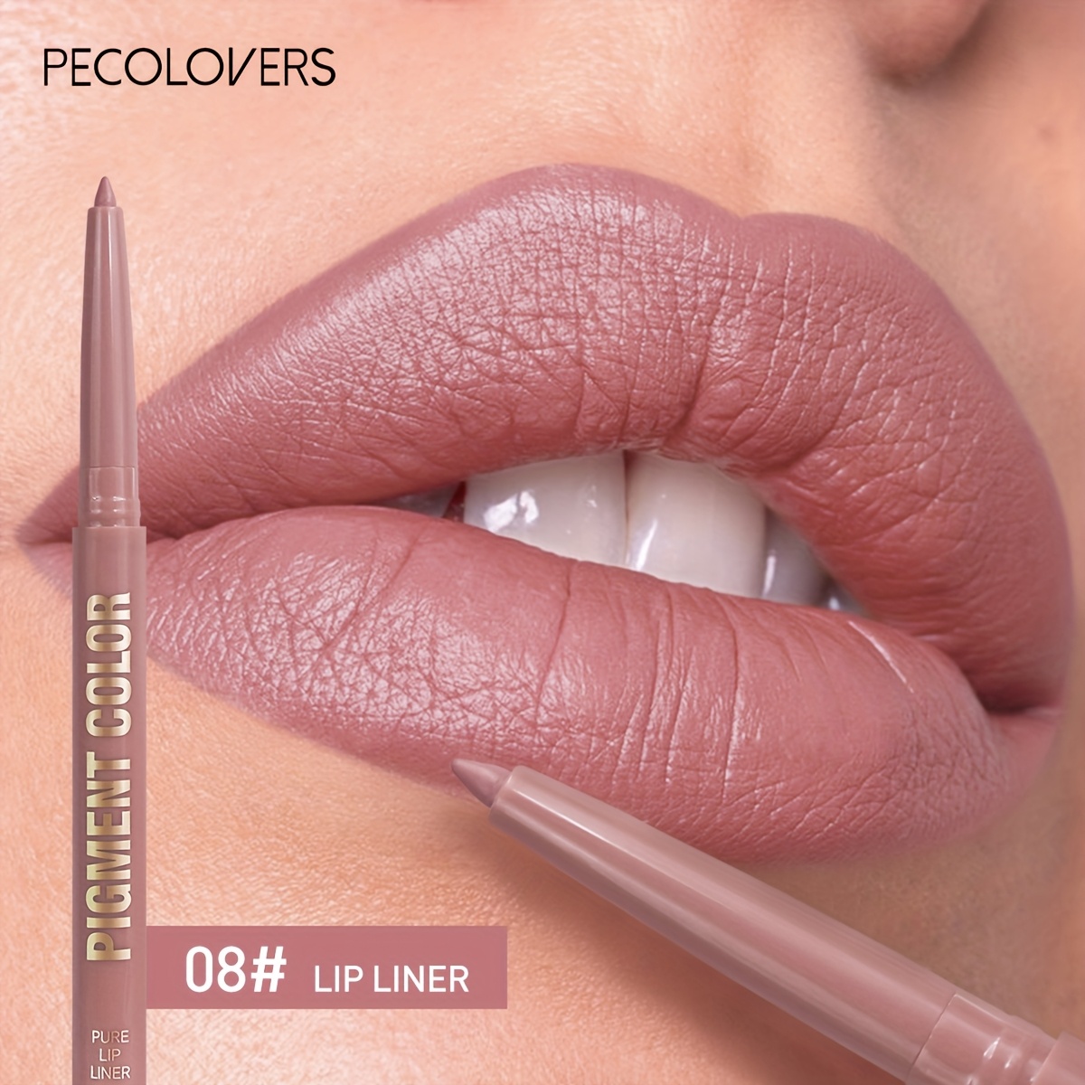 1pc Matte Lip Liner, Waterproof, , Beauty, Three-dimensional Lips, Long-lasting, Women's Gift