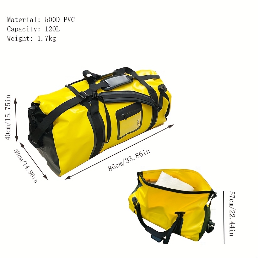 Large Capacity Travel Duffle Bag for Long-term Travel & Extra Storage