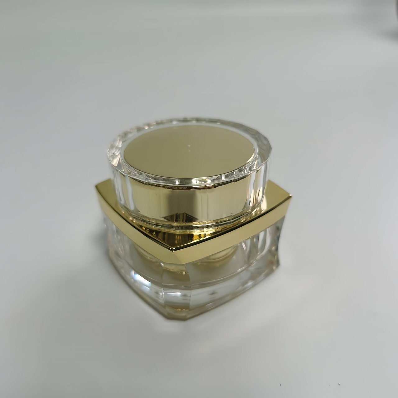 1pc Of 1oz (30g) High-quality Empty Refillable Acrylic Cosmetic Cream/lotion Sample Jar With Screw Cap And Pp Inner Liner, Plastic Storage Container For Home Use