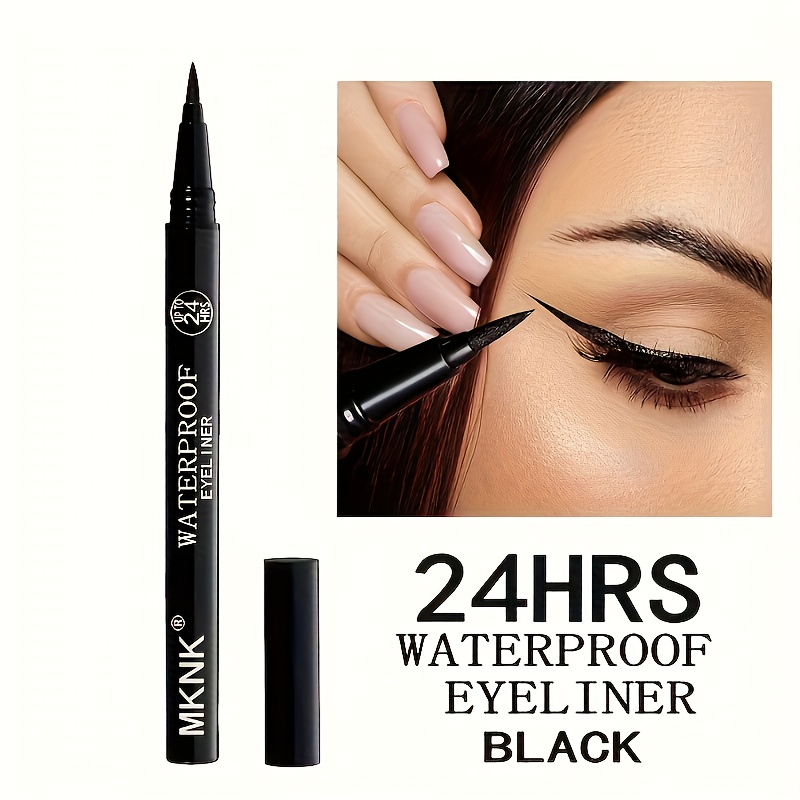 high quality long lasting sweat proof liquid eyeliner pen in black suitable for detailed eye makeup in western styles