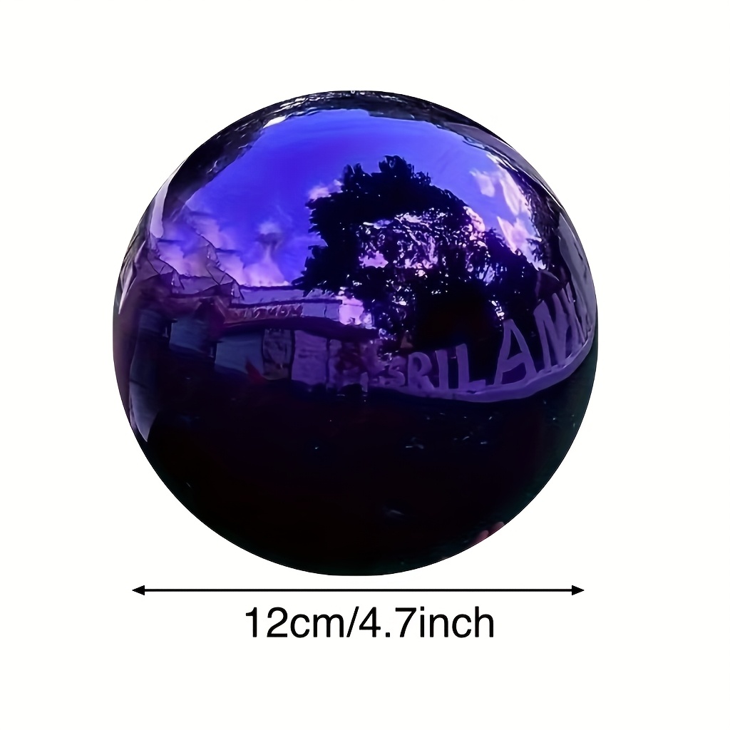E-shop 120 mm lila Edelstahl-Schautopf, 1er-Pack. Diese dekorative Kugel verfügt über einen eingebauten reflektierenden Effekt ist auch eine hohle