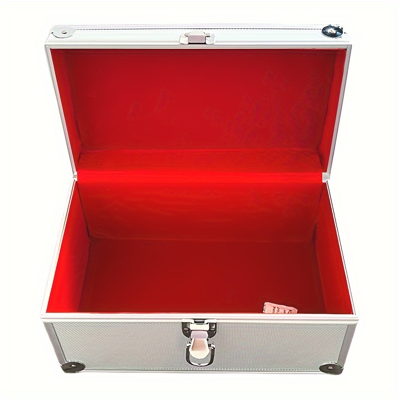 

Storage Case: 30.5cm X 18cm X 16.5cm, Jewelry, Watches, Phones, Cards, And More - Silver