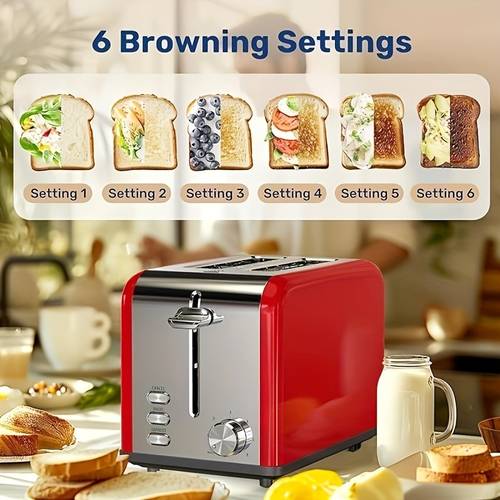 stainless steel toaster 2 with extra wide slot removable crumb shade settings and bagel cancel functions compact oven
