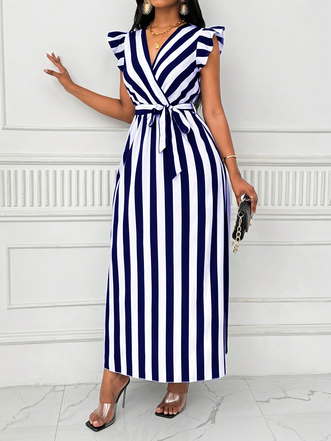 Elegant Printed Dress for Women'S Fashion