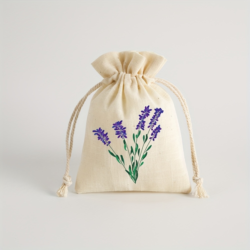 30pcs Lavender Packaging Bags, Breathable Drawstring Bags, Dried Flowers And Mugwort, Jewelry Storage Bags, Gift Bags