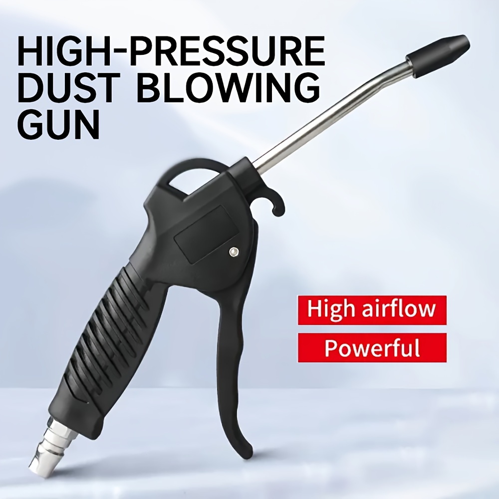 TEMU Industrial Dust Removal Spray Gun: Features A High Capacity, Protective Air Flow Nozzle, And Large Air Flow. This Pneumatic Air Compressor