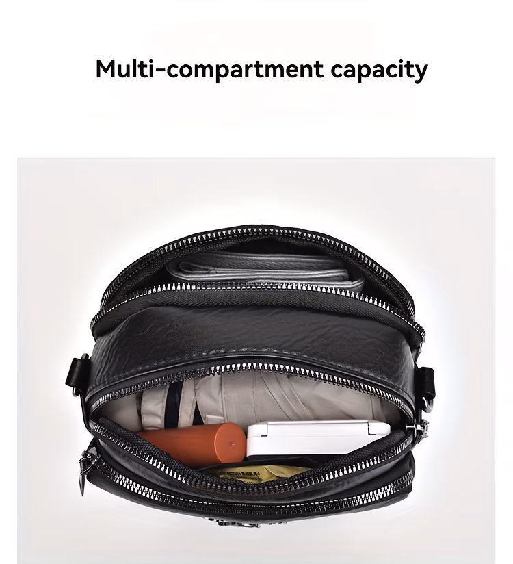 womens new large capacity multi pocket phone bag shoulder bag womens fashion versatile travel lightweight small backpack commuting casual womens bag shoulder bag women adjustable shoulder strap versatile fashion body ba Product details 4