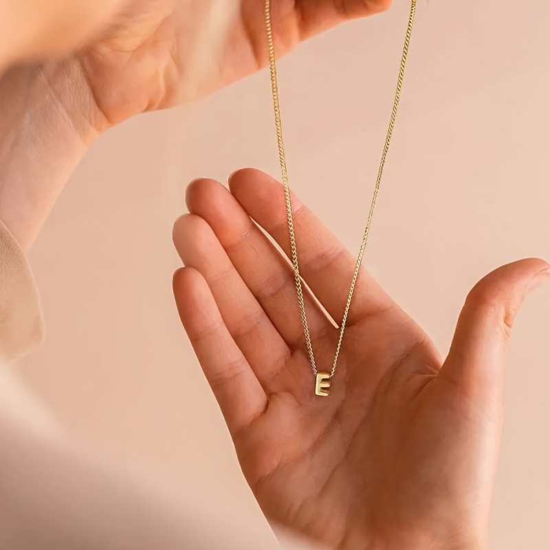 Custom Name Necklace Stainless Steel, Minimalist Style